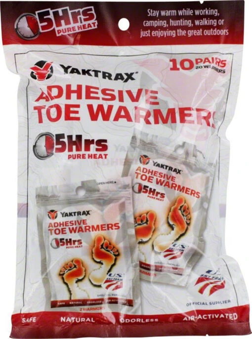 Yaktrax Toe Warmers 10 Pack -Deals Fishing Shop 07327 37087.1668181843