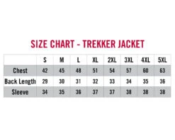 Striker Ice - Trekker Jacket - Black / Gray -Deals Fishing Shop 11305X Trekker Jkt Size Chart 1800x1800 35469.1667310162