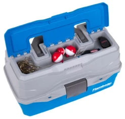 Flambeau 2 Tray Tackle Blue/Gray Hard Tackle Box -Deals Fishing Shop 6382TB 2Tray LIDPropped 1600x1600 29938.1616588649