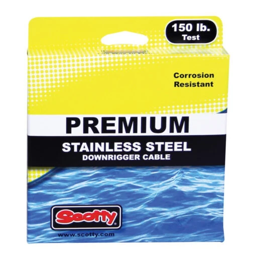 Scotty 300ft Premium Stainless Steel Replacement Cable - 34300 -Deals Fishing Shop CW34300 30208.1548955059