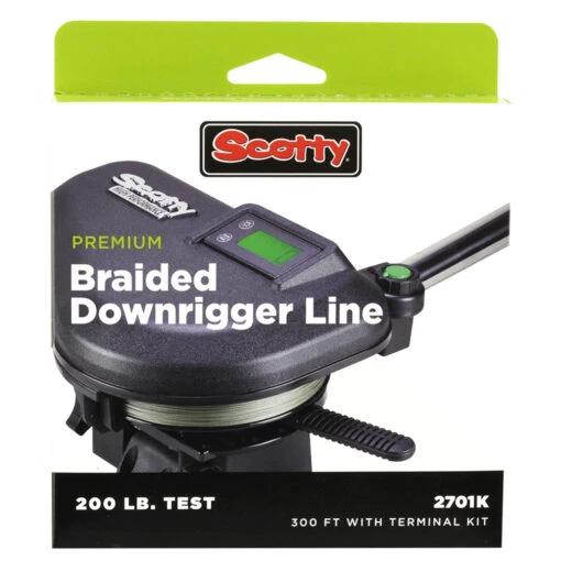 Scotty Premium Power Braid Downrigger Line - 400ft Of 200lb Test -Deals Fishing Shop CW57323 96959.1596652474