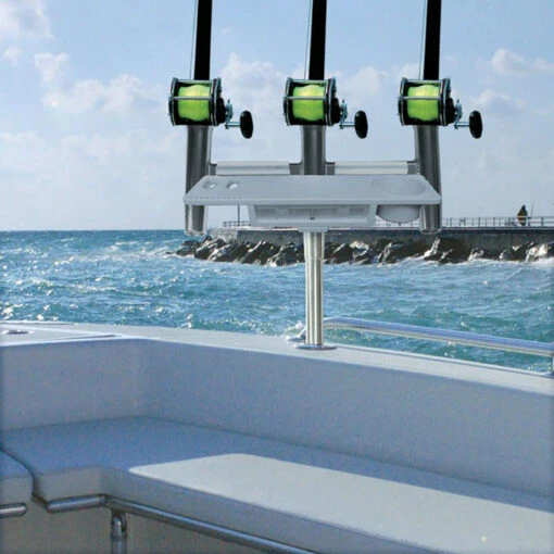 TACO Deluxe Trident Rod Holder Cluster Straight W/Tool Caddy -Deals Fishing Shop CW61336 2 22166.1673393784