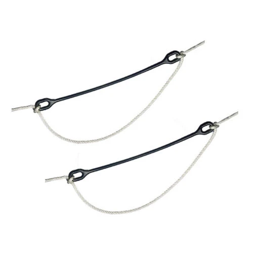 Davis Line Snubber 22" - Black - 2-Pack -Deals Fishing Shop CW89936 30473.1677082982