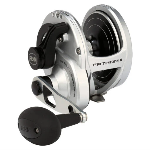 PENN Fathom II Lever Drag 2 Speed 60NLDHS Conventional Reel FTHII60NLDHS -Deals Fishing Shop CW97413 05782.1673017735