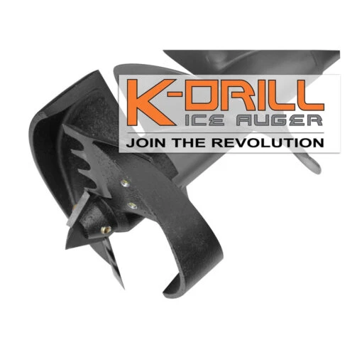 K-Drill 6 Inch Ice Auger IDRL60 -Deals Fishing Shop K Drill Head with Logo 22132.1638456374