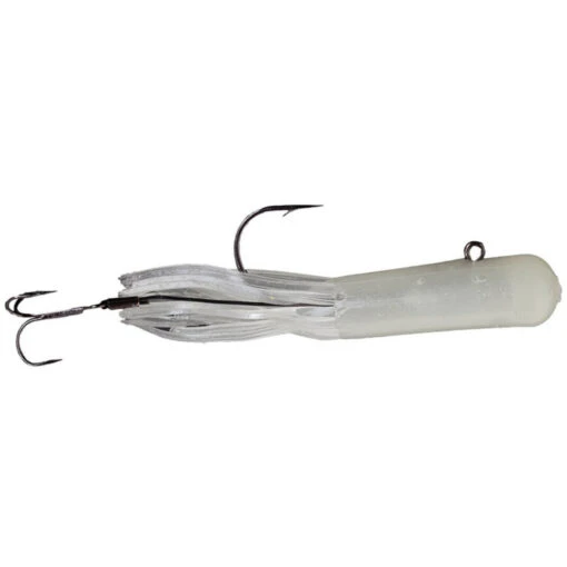 Mission Tackle Rigged Lake Trout Tube - 3/4oz Glow -Deals Fishing Shop LTT12GL 04347.1672077297