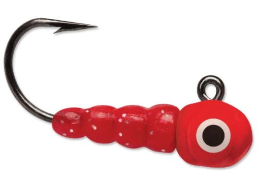 VMC LVJ Larvae Jig - Glow Red -Deals Fishing Shop LVJ1100GLRD 81436.1605811372