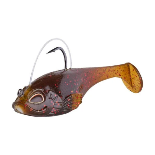 Berkley PowerBait® Agent E - 3in | 8cm - Green Pumpkin Red Fleck -Deals Fishing Shop PBAE12OZ3 GPRF 45218.1654518803