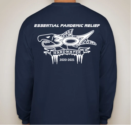 FISH307 Long Sleeve 2020-2021 Ice Fishing T-Shirt -Deals Fishing Shop PO45761223 back 21405.1610655154