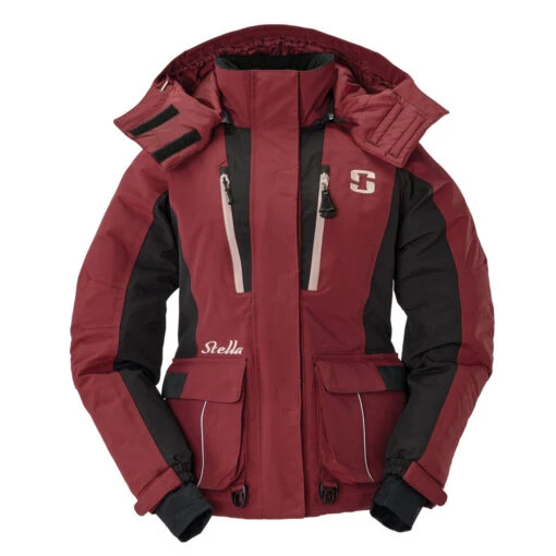 Striker Ice - Women's Stella Jacket - Burgundy -Deals Fishing Shop