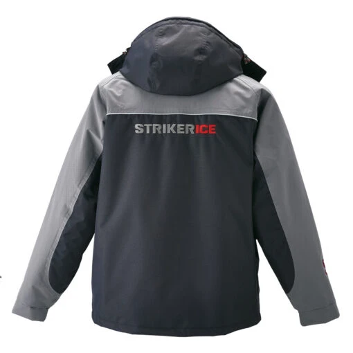 Striker Ice - Trekker Jacket - Black / Gray -Deals Fishing Shop