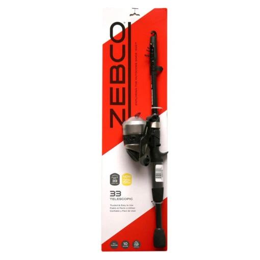 Zebco 33 Telescopic Spincast Combo -Deals Fishing Shop Zebco 33605MTELA 8 23706.1589465346