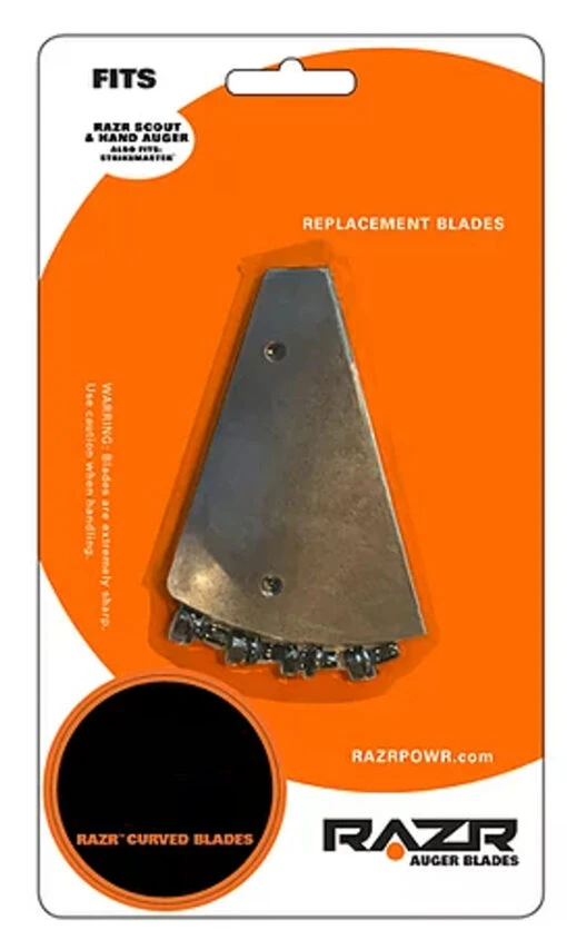 RAZR Powr Blades 4” (Curved/Lazer Style For Hand/Scout) - RHAB4110 -Deals Fishing Shop razr curved 27175.1638971076