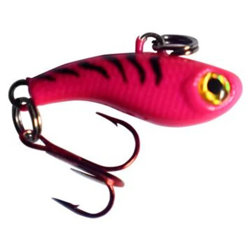 Kenders Tungsten T-Rip Mini Vibe Bait - 3/4" - Pink Tiger Glow -Deals Fishing Shop t151 92083.1607018105