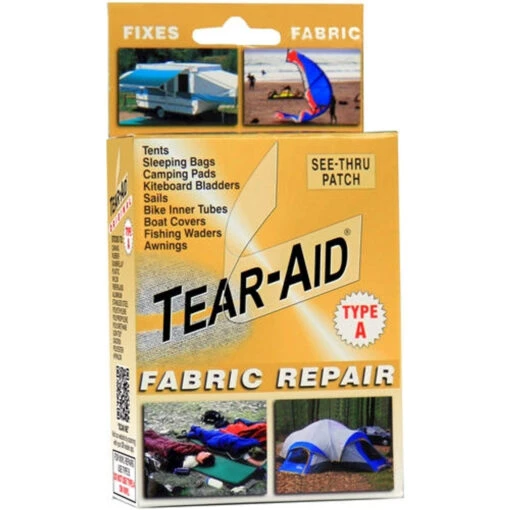 Tear Aid Gold Fabric Repair Kit - Type A -Deals Fishing Shop tearaid gold 71805.1401823581