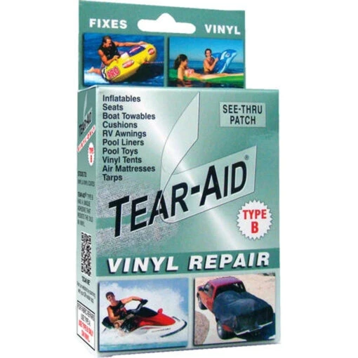 Tear Aid Green Vinyl Repair Kit - Type B -Deals Fishing Shop tearaid green 75181.1401823584